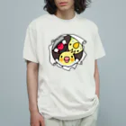 まめるりはことりのなかよしインコ【まめるりはことり】 Organic Cotton T-Shirt