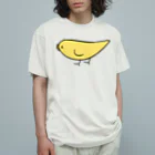 まめるりはことりのとことこセキセイインコルチノーちゃん【まめるりはことり】 オーガニックコットンTシャツ