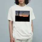 Huiyiの写真工房の良い宵　a nice twilight オーガニックコットンTシャツ