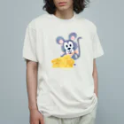 イラスト MONYAAT のチーズはここに！　　 Organic Cotton T-Shirt