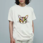 Full of vitality　(フル　オブ　バイタリティ)のcat★ネコ Organic Cotton T-Shirt