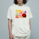 St.SKのアップル オーガニックコットンTシャツ