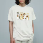 mofusandのみよーんピザ オーガニックコットンTシャツ