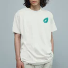 はとぽっぽのとりLeaf オーガニックコットンTシャツ