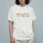 水乃みのるの【Rainbow】パレード オーガニックコットンTシャツ