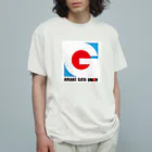 有明ガタァ商会の有明ガタァ組合ロゴ オーガニックコットンTシャツ