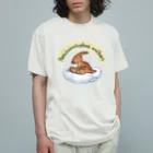 segasworksのゆるパラサウロロフス オーガニックコットンTシャツ