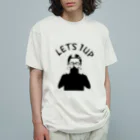 locus-loquaxのLET'S 1UP オーガニックコットンTシャツ