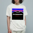 inewsarkaの樽前山 オーガニックコットンTシャツ