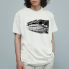 自然と人をつなぐ写真家　渡邉智之のカナヘビかわいい Organic Cotton T-Shirt