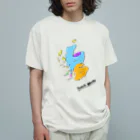 MedusasのScotch Whisky‘s  map (カラーver） オーガニックコットンTシャツ