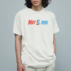 SANKAKU DESIGN STOREの1991年5月5日は彼らの記念日。 オーガニックコットンTシャツ