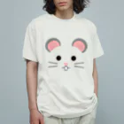 フォーヴァの干支アップ-子-animal up-アニマルアップ- オーガニックコットンTシャツ