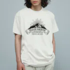 SANKAKU DESIGN STOREの定時で帰りたい for MOUNTAIN。 黒 オーガニックコットンTシャツ