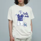 SWEET＆SPICY 【 すいすぱ 】ダーツのダーツする白熊さん🎯 オーガニックコットンTシャツ