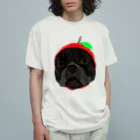 cosajisalutのAPPLE-LUKE オーガニックコットンTシャツ