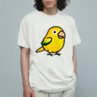 Cody the LovebirdのChubby Bird ニョオウインコ Organic Cotton T-Shirt