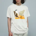 はしもとゆかの3匹のねこ Organic Cotton T-Shirt