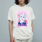にくまん子の✨🥺💕✂️🐣🍼🔪🎀🍓つよい精神力🍓🎀🔪🍼🐣✂️💕🥺✨ オーガニックコットンTシャツ
