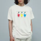 くらきち ONLINE SHOPのねこタイツの洗濯 ベーシック オーガニックコットンTシャツ