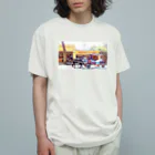 Karen's shopのアイスクリーム屋さんと馬車 Organic Cotton T-Shirt