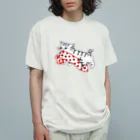 マイマイタケの水玉手袋とねこ Organic Cotton T-Shirt