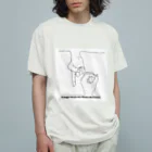 にくたら文鳥の10 オーガニックコットンTシャツ