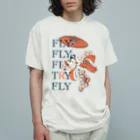 HIGEQLOのFLY オーガニックコットンTシャツ