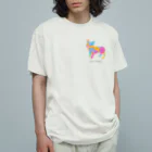 AtelierBoopのアレグリヘ　フレンチブルドッグ オーガニックコットンTシャツ