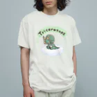 segasworksのふわふわトリケラトプス オーガニックコットンTシャツ