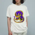 ビレイダオのネオン　虎ちゃん オーガニックコットンTシャツ