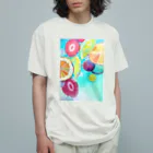 Tsuchiyakaのフルーツサイダー Organic Cotton T-Shirt