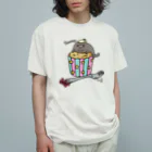 まろぽけっとのかっぷにゃーき Organic Cotton T-Shirt