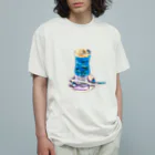 oilpastelhinaのクリームソーダ オーガニックコットンTシャツ