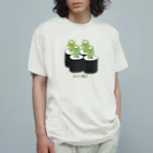 麦畑のカッパ巻き オーガニックコットンTシャツ