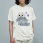 おばけ商店のおばけTシャツ＜でっかい毛羽毛現＞ オーガニックコットンTシャツ