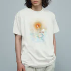 WAMI ARTのタツのキミ(王) オーガニックコットンTシャツ