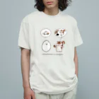 ないものねだりの泣き虫たまごと強がリス Organic Cotton T-Shirt