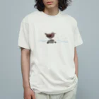 でこぱち商店のカワガラス Organic Cotton T-Shirt