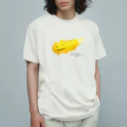 キツネイモリの人のキツネイモリ もこもこ オーガニックコットンTシャツ