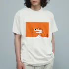 しろくまのかばん屋さん（SUZURI店）のいぬの しばさん オーガニックコットンTシャツ