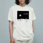 ANOTHER GLASSのALONE オーガニックコットンTシャツ