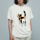 Riotoのねこけつ（三毛猫） オーガニックコットンTシャツ