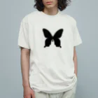 mikepunchの黒アゲハ蝶 Organic Cotton T-Shirt