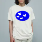 小鳥と映画館の白鳥の湖 オーガニックコットンTシャツ