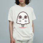 Ri0のイタズラおばけちゃん オーガニックコットンTシャツ