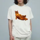 Elegant CatのElegant Cat ① オーガニックコットンTシャツ