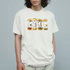 mofusandのにゃんこバーガー Organic Cotton T-Shirt