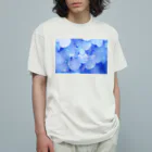 photo-kiokuのあじさい１ オーガニックコットンTシャツ