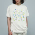 まめるりはことりのめっちゃセキセイインコちゃん【まめるりはことり】 オーガニックコットンTシャツ